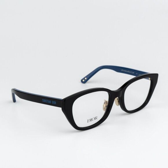 NEW Dior LAPARISIENNEDIORO S4F 1000  Black Blue Women Eyeglasses - Picture 5 of 11